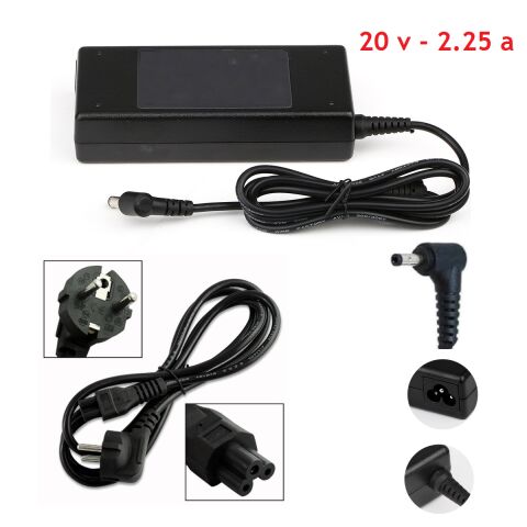 Lenovo ideaPad L3-15IML05, 81Y3 Adaptör Şarj Aleti 20v 2.25a Notebook Adaptörü