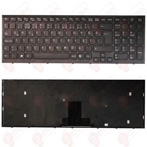 Sony Vaio VPCEB3B4E, VPCEB3B4R, VPCEB3C4E Klavye Siyah TR