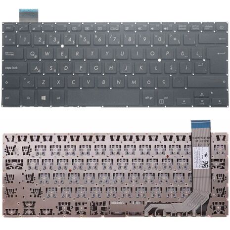 Asus X407M, X407MA, X407U, X407UA, X407UB, X407UF Uyumlu Klavye Tuş Takımı Tuş Seti Siyah Türkçe
