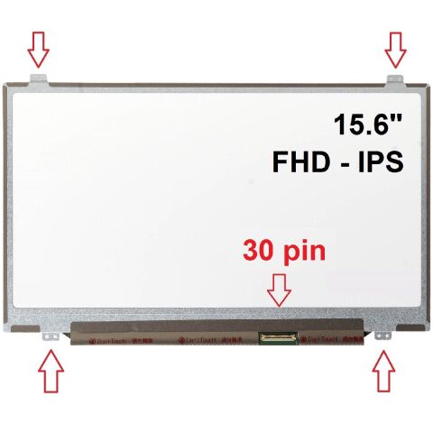 Acer Aspire A315-53G-38D6, A315-53G-5013 Uyumlu Ekran Panel 15.6 Slim 30 Pin IPS 1920 x 1080 FHD