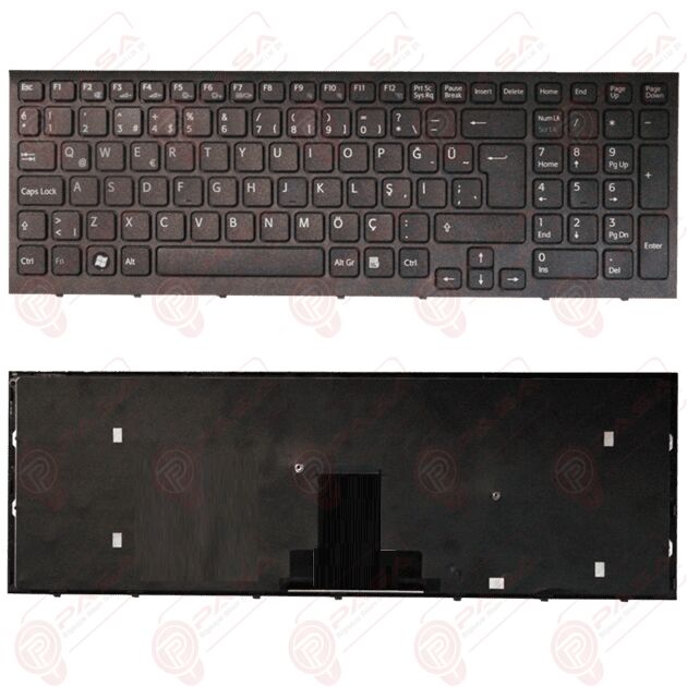 Sony Vaio VPCEB4C4E, VPCEB4C5E, VPCEB4D4E Klavye Siyah TR