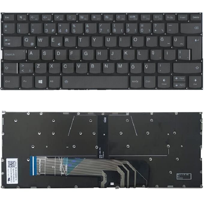 Lenovo ideaPad C340-14API, 81N6 Klavye Gri TR
