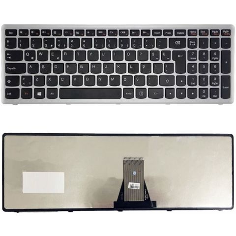 Lenovo 0KN0-B61TU13, 0KN0-B62US13 Klavye Gri TR