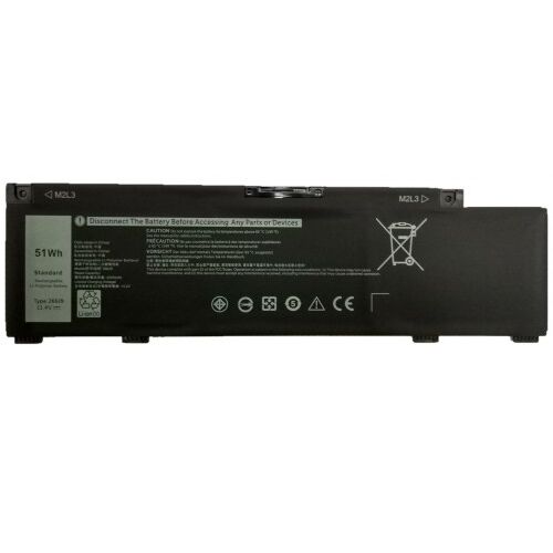 Nion Dell G3 15 3590, 15-3590, P89F, P89F001 Uyumlu 3Cell Batarya Pil