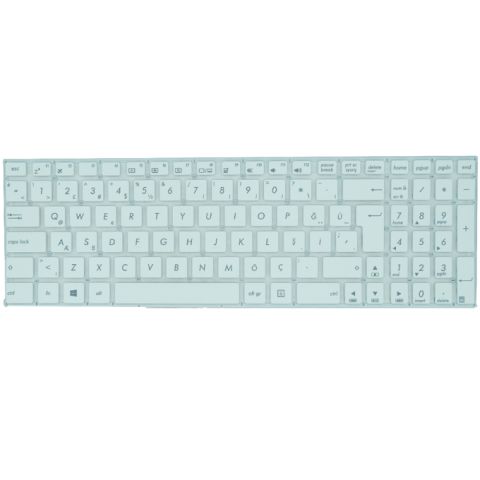 Asus K556UQ-XX557T, K556UQ-XX559T, K556UQ-XX935T Klavye Beyaz Tuş Takımı Tuş Seti Türkçe