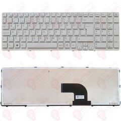 Sony AEHK5A001303A, AEHK5A022303A Klavye Tuş Takımı Beyaz TR
