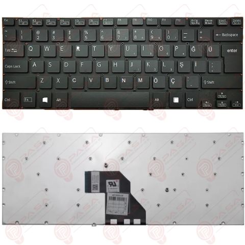 Sony AEHK8A001303A, AEHK8A001103A Klavye Siyah TR