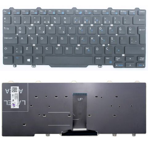 Dell PK1313D1A28, PK1313D2A00, PK1316R1A00 Klavye Tuş Takımı Tuş Seti Siyah Türkçe