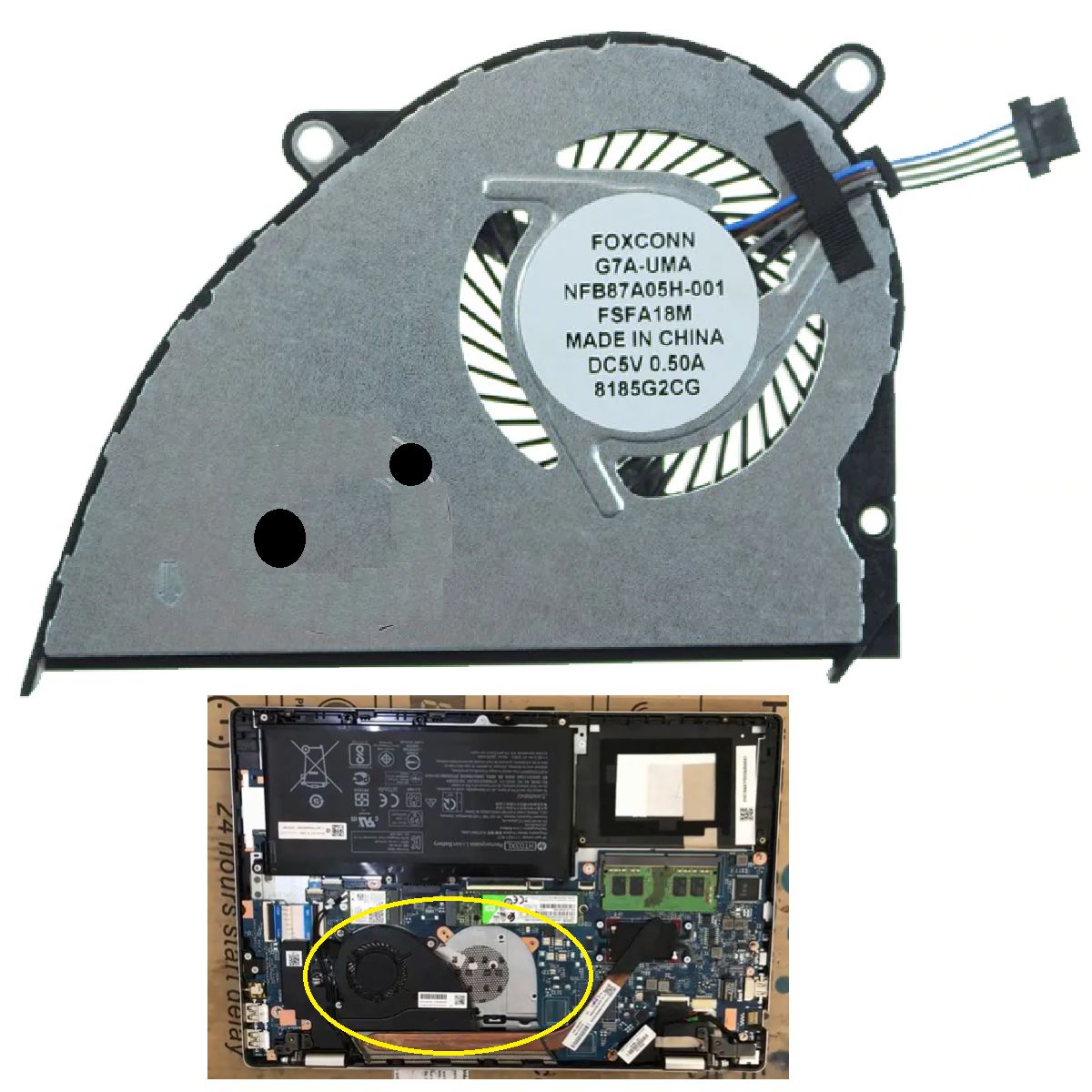 Hp Pavilion 14-CE3003NT, 14-CE3004NT Cpu Fan Soğutucu Cpu Fanı