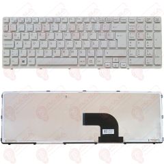 Sony Vaio SVE1511A1EW, SVE1511W1EB Klavye Tuş Takımı Beyaz TR