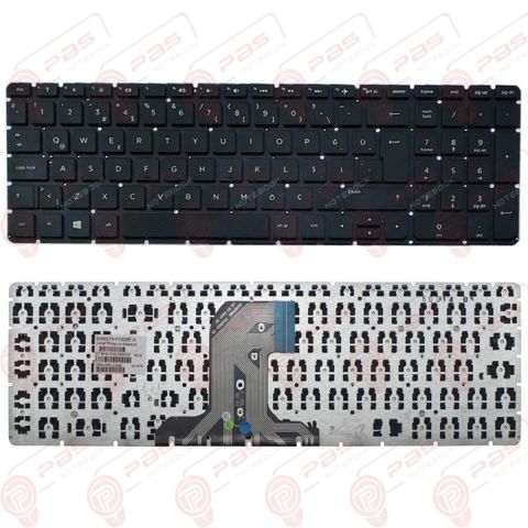 Hp 15-BA, 15-BD, 15-BE, 15-BF, 15-BG Klavye Tuş Takımı Tuş Seti Türkçe Q Siyah Renk