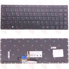 Lenovo E31-70, E3170, 80KC, 80KW, 80KX Klavye Led Işıklı Siyah TR