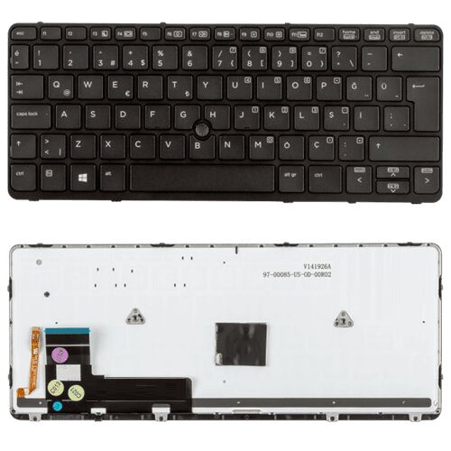 Hp 6037B0086601, 6037B0086001 Klavye Tuş Takımı Tuş Seti Led Işıklı Siyah Türkçe