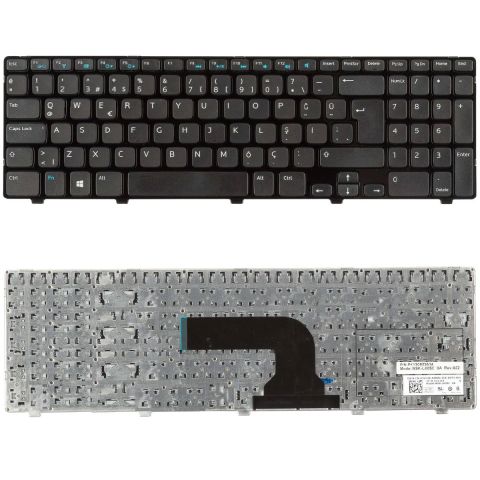 Dell Latitude 3540, 15-3540 Klavye Tuş Takımı Tuş Seti Siyah Türkçe