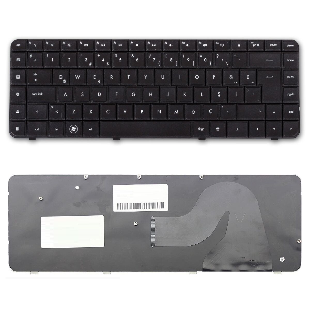 HP G62-B52ST, G62-B53ST, G62-B54ET Klavye Tuş Takımı Tuş Seti Siyah Türkçe