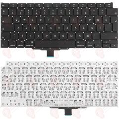 Apple MacBook Air MWTK2LL/A, MWTK2TU/A, MWTL2LL/A, MWTL2TU/A Klavye Tuş Takımı Tuş Seti Siyah Türkçe