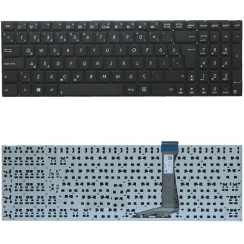Asus F502N, F502NA, F502NA-GO060T Klavye Tuş Takımı Tuş Seti Siyah Türkçe