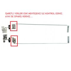 Asus X550CC-XO140D, X550CC-XO153D, X550CC-XO344H, X550CC-XO387D Uyumlu Menteşe Sağ ve Sol Set