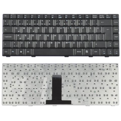 Asus F83, F83C, F83CR, F83S, F83SE, F83T, F83V, F83VD, F83VF Klavye Tuş Takımı Tuş Seti Siyah Türkçe