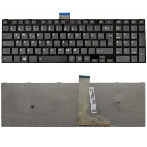 Toshiba Satellite C50-A-14W, C50-A-14X Klavye Tuş Takımı Siyah TR