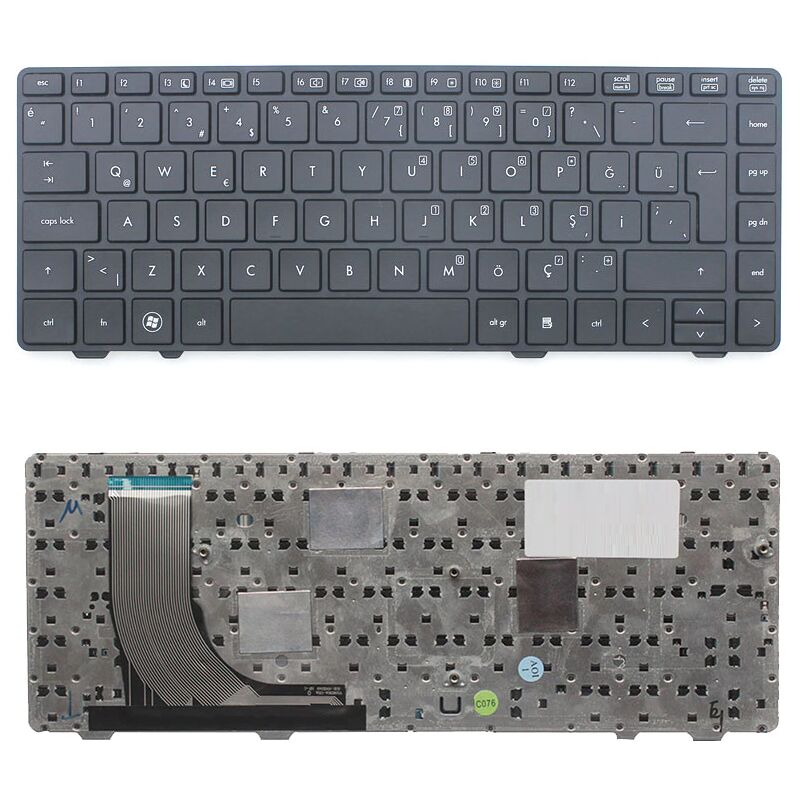 Hp 637045-001, 637045-141, 637046-001, 637046-141 Uyumlu Klavye Tuş Takımı Tuş Seti Siyah Türkçe