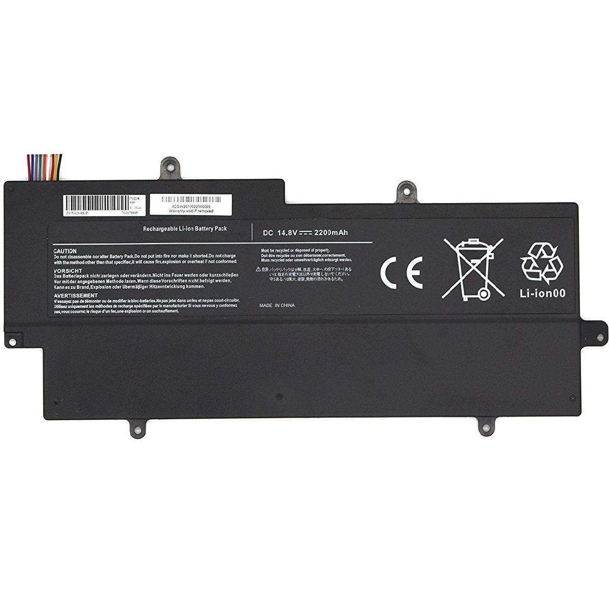 Toshiba Portege Z830-11J, Z830-11X, Z830-127 Batarya Pil