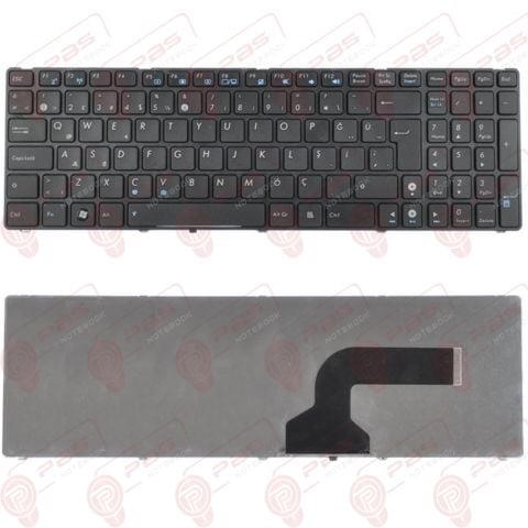 Asus K52JT-SX024D, K52JT-SX034R, K52JT-SX047, K52JT-SX047X Klavye Tuş Takımı Tuş Seti Siyah Türkçe