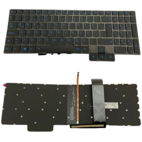Lenovo Legion 5-15ARH05H, 82B1 Uyumlu Klavye Tuş Takımı Tuş Seti Led Işıklı Mavi Tuş Türkçe