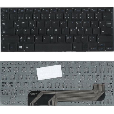 Hometech CE0700 N1401A Klavye Tuş Takımı Tuş Seti Siyah Türkçe