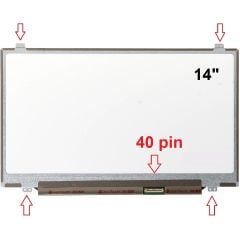 14 Slim B140XW02 V.3 Ekran 14 Slim 40 Pin Notebook Ekranı