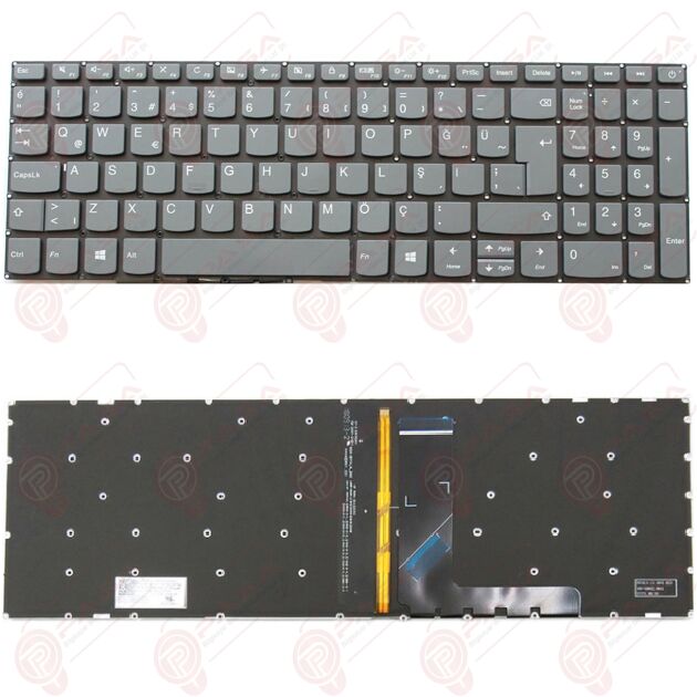 Lenovo ideaPad 330-17ICH, 81FL Klavye Led Işıklı Gri TR