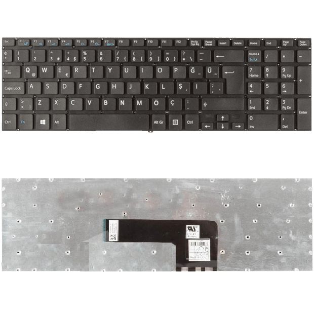 Sony Vaio SVF1521P6E, SVF1521PST, SVF1521Q1E Klavye Siyah TR