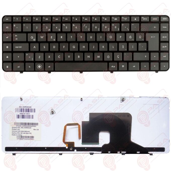 Hp 9Z.N4CUQ.003, 9Z.N4CUQ.00A, 9Z.N4CUQ.00T Klavye Tuş Takımı Tuş Seti Led Işıklı Siyah Türkçe