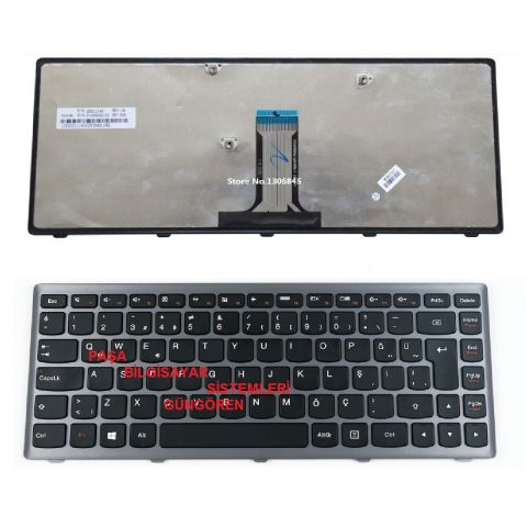 Lenovo Flex 14, 20308, 80C4 Klavye Gri TR