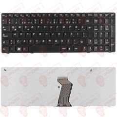 Lenovo G565, G565A, G565G, G565L, G565M Klavye Çerçeveli Tip Siyah TR