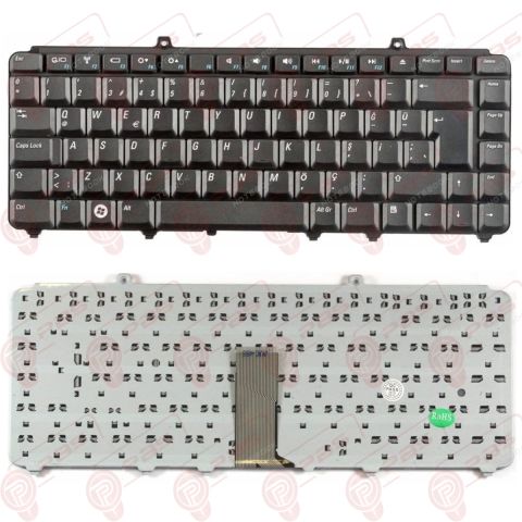 Dell 0DY087, DY087, 0JM629, JM629, 0KT429, KT429, 0MU194, MU194 Klavye Tuş Takımı Seti Siyah Türkçe