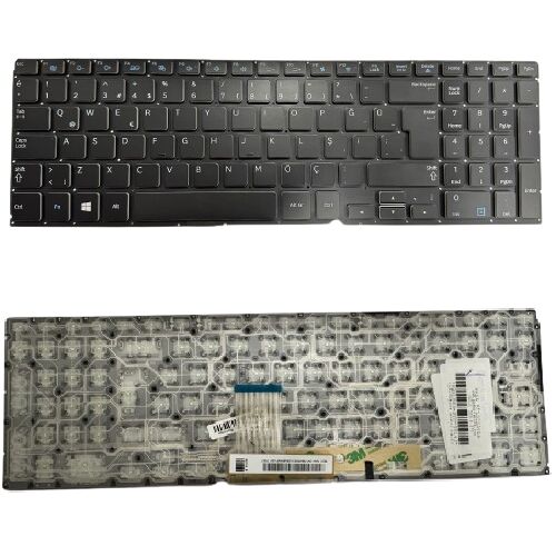 Samsung NP700Z5C-S01US, NP700Z5C-S02UB, NP700Z5C-S04US Uyumlu Klavye Tuş Takımı Tuş Seti Siyah TR