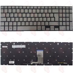 Samsung NP780Z5E, NP780Z5E-S01UB Klavye Led Işıklı Gri Tuş Takımı Tuş Seti Türkçe