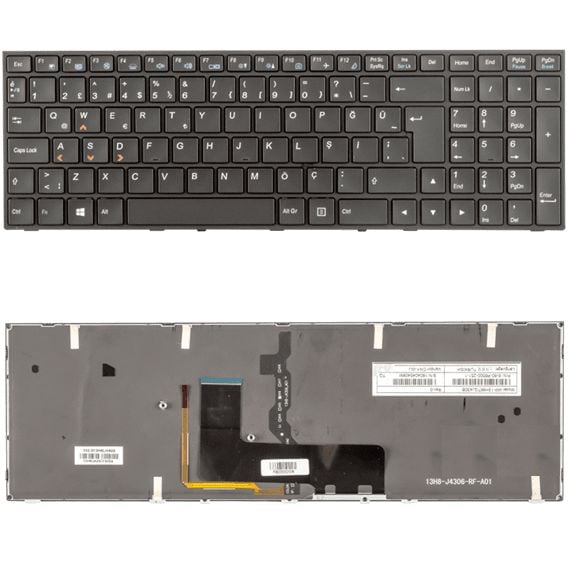 Casper Excalibur G500.6700-BT65P Klavye Tuş Takımı Işıklı Siyah TR
