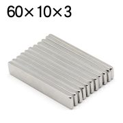 Neodyum Mıknatıs 60x10x3 mm