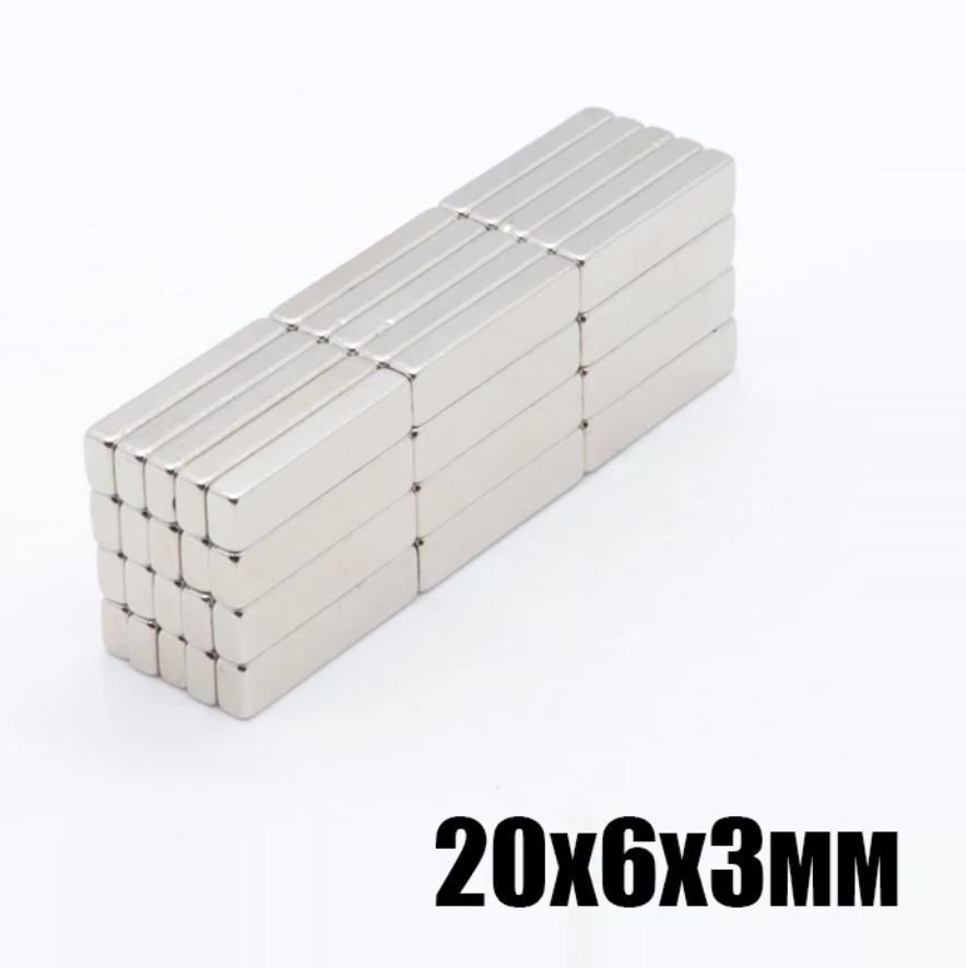 Neodyum Mıknatıs 20x6x3 mm