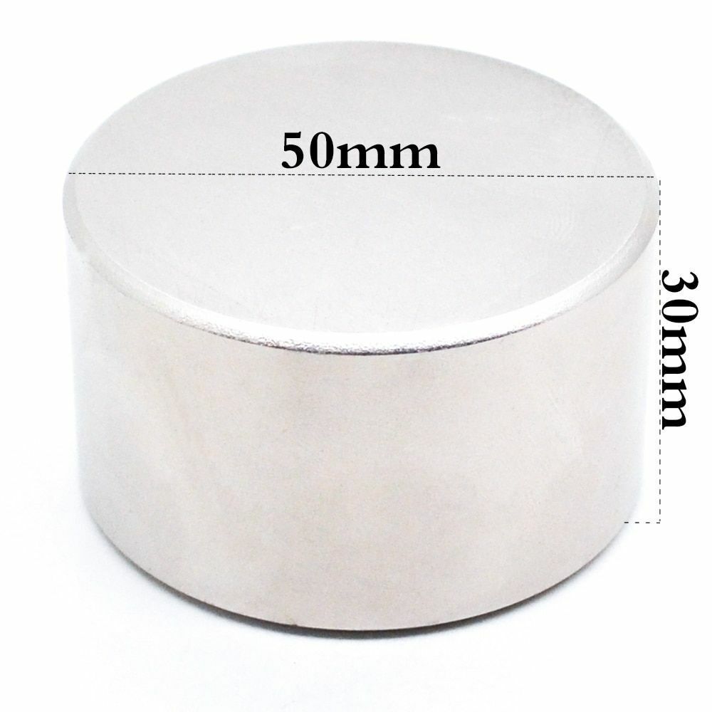 Neodyum Mıknatıs d50x30 mm Çap: 50 mm Kalınlık: 30 mm