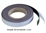 30 Metre Toptan Şerit Mıknatıs Magnet Toplu Satış 20x1 mm