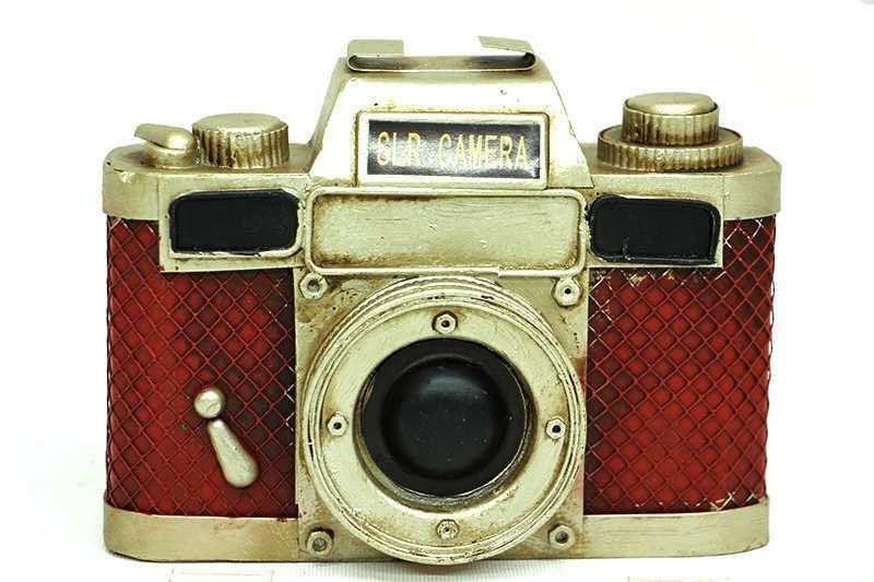 Dekoratif Metal Fotoğraf Makinesi C0264