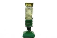 Dekoratif Metal Mikrofon C0255