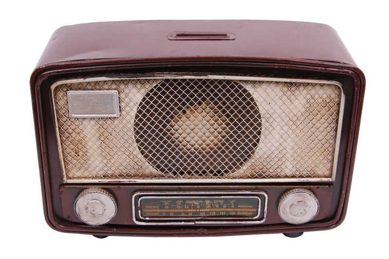 Dekoratif Metal Radyo Kumbara  1210B-1102