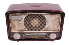 Dekoratif Metal Radyo Kumbara  1210B-1102