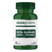 Green Farma Beta Glukan -Vit C -Zn 60 Tablet