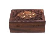 Ahşap Oymalı Kutu 10x15 cm. K05