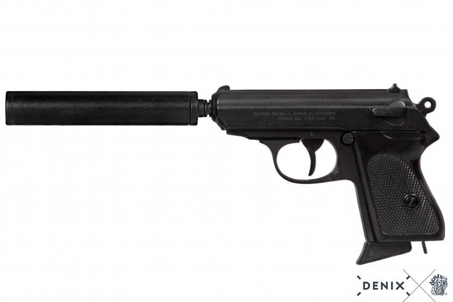Denix SEMI-AUTOMATIC PISTOL WITH SILENCER, GERMANY 1931  DNX1311